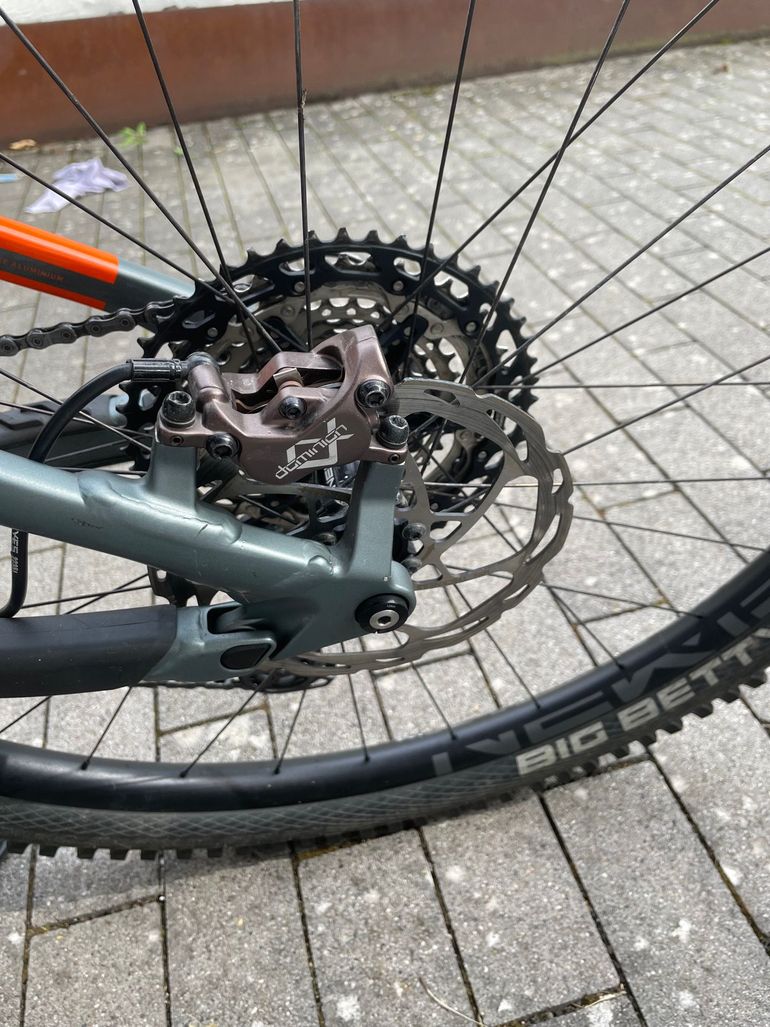 Used CUBE STEREO 170 TM 29 2021 2021 Mountainbike, Light Gray, 29 — image 8 of 12