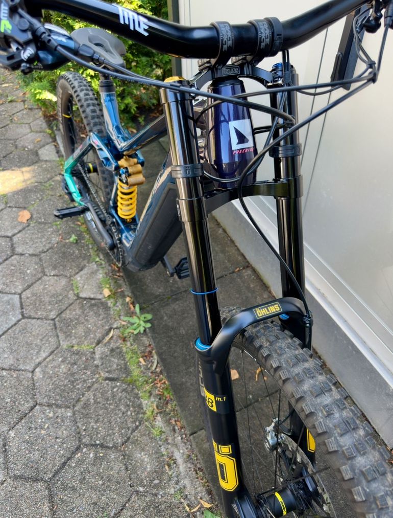 Gebrauchtes Haibike Nduro 8 Freeride 2022 2022 Mountainbike, Blau, 29 — Bild 3 von 3