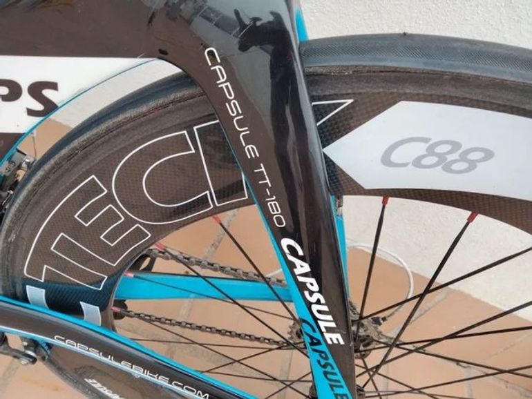 Used Capsule TT - 180 2014 2014 Road & Gravel, Blue — image 5 of 9