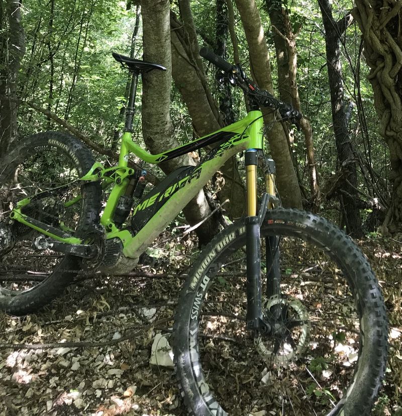 Used Merida eONE-SIXTY 900E 2017 2017 Mountainbike, Green, 27.5 — image 4 of 4