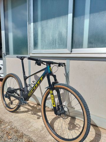 Used Scott Spark RC Team Issue AXS 2022 2022 Mountainbike, Green, 29 — image 5 of 6