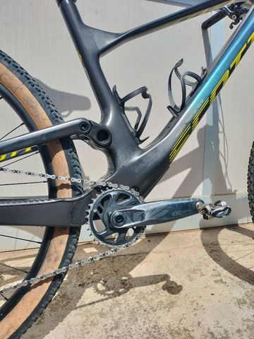 Used Scott Spark RC Team Issue AXS 2022 2022 Mountainbike, Green, 29 — image 4 of 6