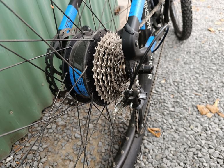 Tweedehands ROCKRIDER E-ST500 Other Shimano - Mountainbike 2021 Mountainbike — afbeelding 3 van 11