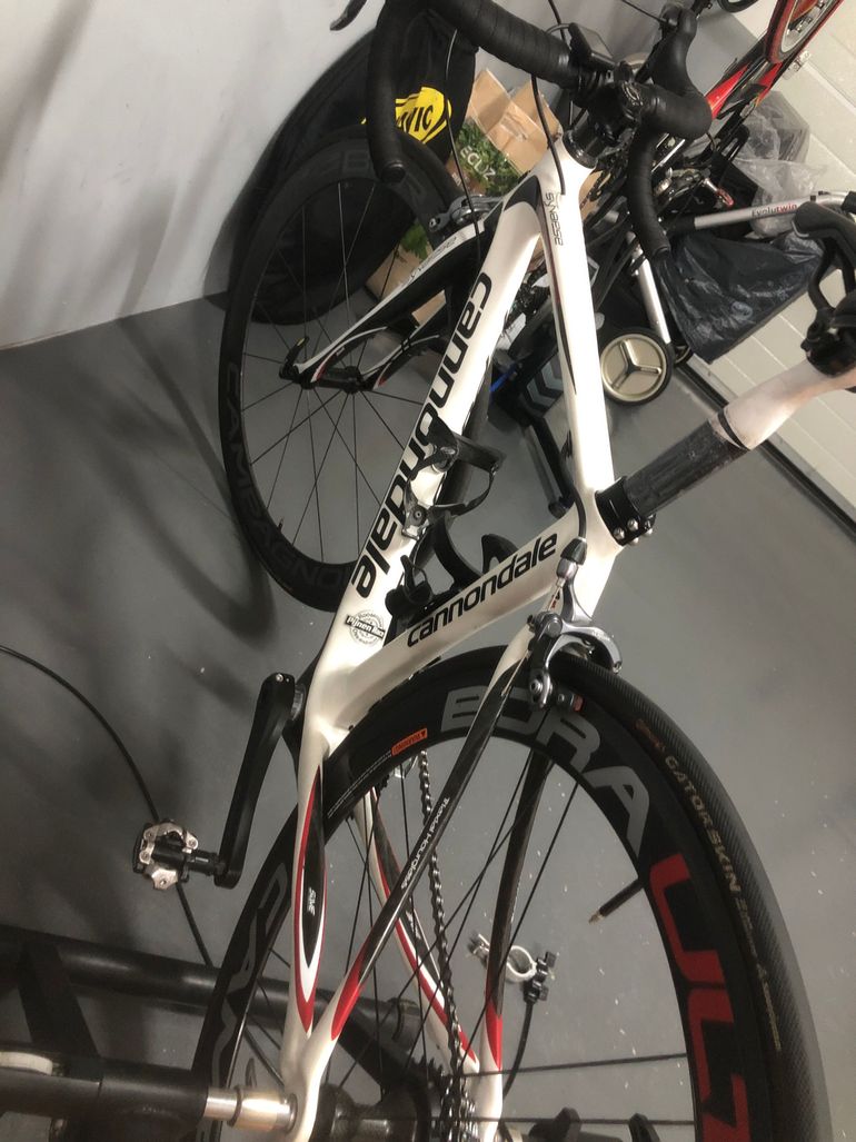 Used Cannondale Synapse 2015 Road & Gravel, Weiß — image 3 of 4