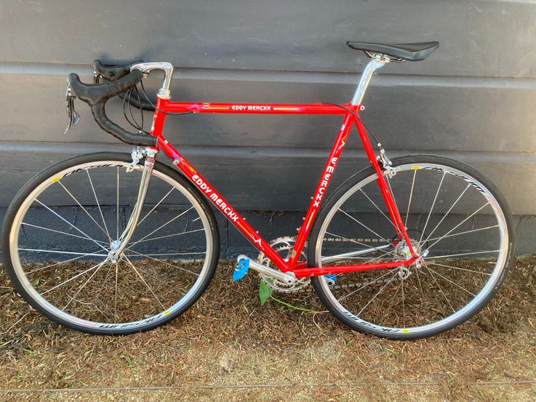 Road Bike Eddy Merckx Hour Record Bike Eddy Merckx Strada OS 1994