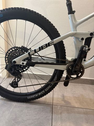 Gebrauchtes CUBE Stereo SRAM GX Eagle AXS 2024 Mountainbike, Weiß, 29 — Bild 4 von 8