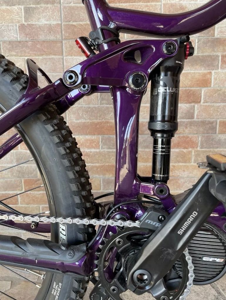 Merida Eone-sixty Shimano 600 2020 Mountainbike usato, Viola — immagine 7 di 8