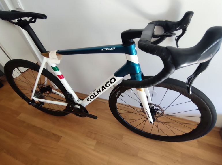 Used Colnago Colnago C-68 Disc 2024 / Campy Super Record Eps/ ZIPP 353 NSW - RH 51 2024 Road & Gravel, White — image 4 of 4