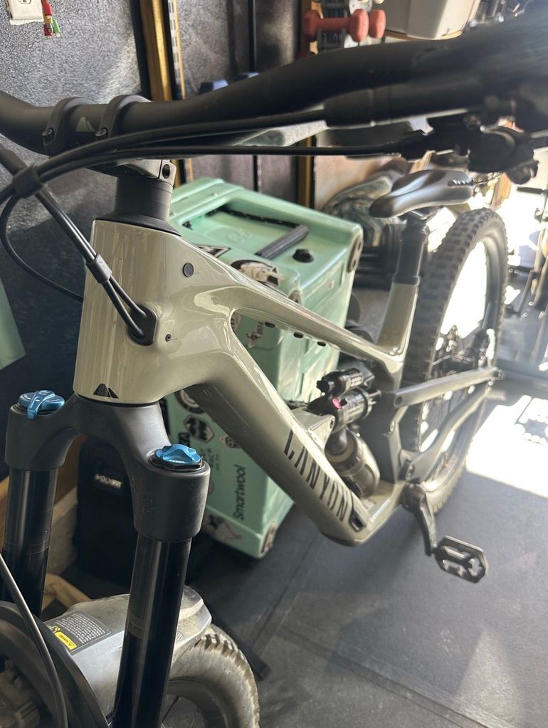 Used Canyon Canyon Spectral CF 7 2024 Mountainbike, Light Gray — image 15 of 17