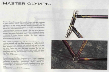 Gebrauchtes Colnago Master Olympic Art Decor Competition 1995 Road & Gravel, Blau — Bild 32 von 32