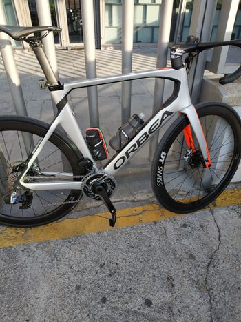 Used Orbea Orca SRAM Red eTap AXS 2020 Road & Gravel, Light Gray — image 8 of 11
