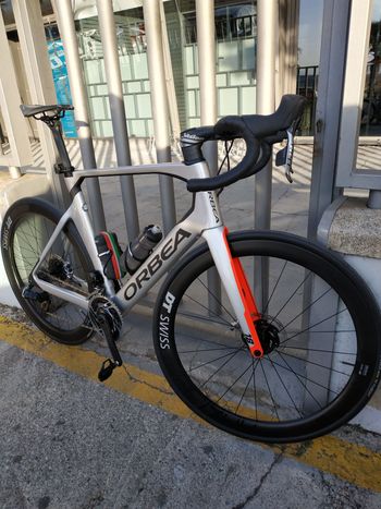 Used Orbea Orca SRAM Red eTap AXS 2020 Road & Gravel, Light Gray — image 11 of 11
