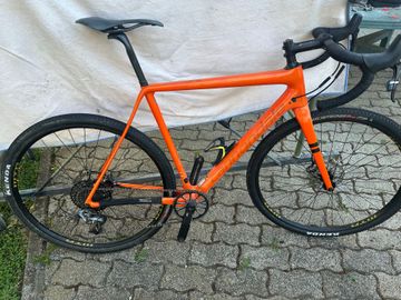 Used Cannondale SuperX Force 1 2022 2022 Road & Gravel, Orange — image 8 of 9