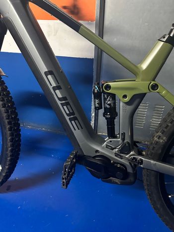 Used CUBE Stereo hybrid Sram Eagle Transmission GX 2024 Mountainbike, Green, 29 — image 4 of 6