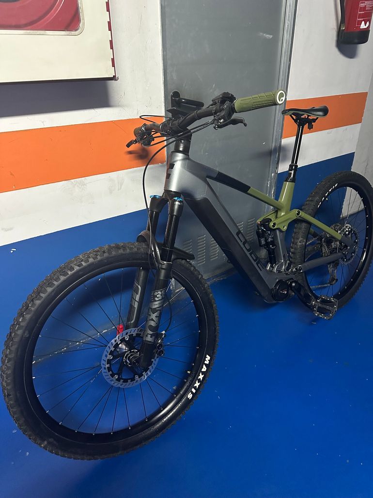 Used CUBE Stereo hybrid Sram Eagle Transmission GX 2024 Mountainbike, Green, 29 — image 2 of 6