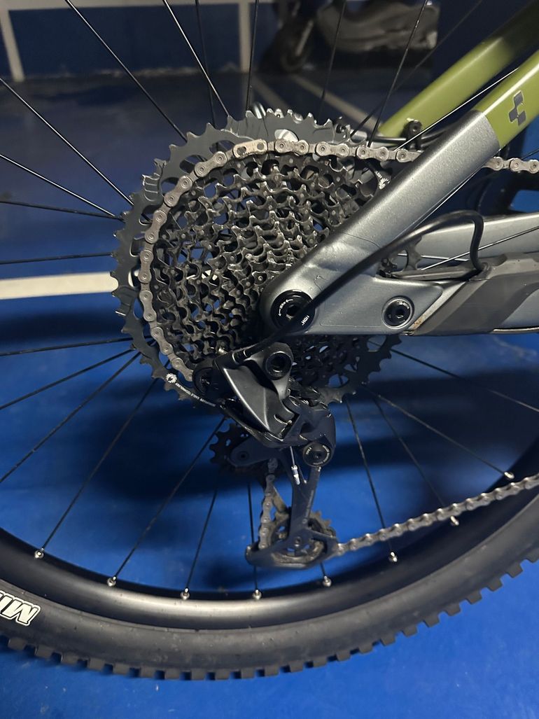 Used CUBE Stereo hybrid Sram Eagle Transmission GX 2024 Mountainbike, Green, 29 — image 3 of 6