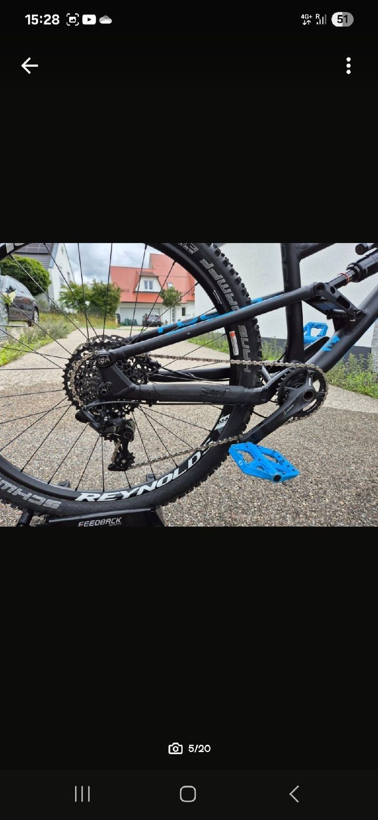Used Focus Sam 2.0 2015 Mountainbike, Black, 27.5 (650B) — image 5 of 20
