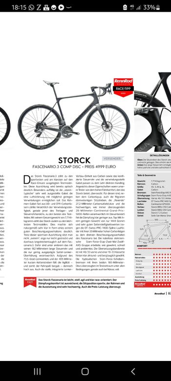Used Storck Fascenario.3 Comp Disc Ultegra Di2 2x11 2022 2022 Road & Gravel, Black — image 2 of 21