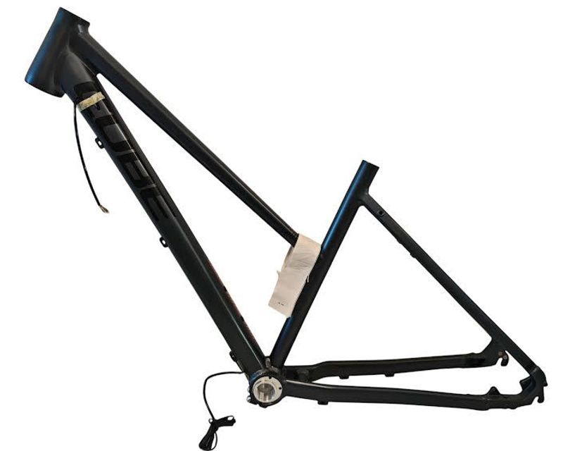 Used Lightweight TRAVEL Pro Frameset 2017 Mountainbike, Light Gray — image 2 of 9