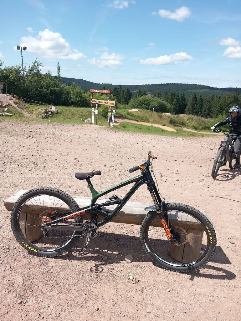 Used Commencal SUPREME DH Single Speed / Fixed Gear 2018 Mountainbike, Green, 27.5 (650B) — image 6 of 6