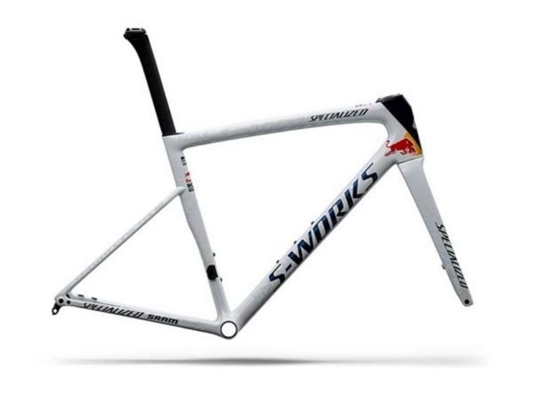 Used Specialized S-Works Tarmac SL8 LTD: Red Bull - BORA - hansgrohe Edition 2025 Frameset 2025 Road & Gravel, White — image 2 of 4
