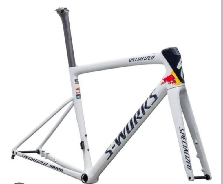 Used Specialized S-Works Tarmac SL8 LTD: Red Bull - BORA - hansgrohe Edition 2025 Frameset 2025 Road & Gravel, White — image 1 of 4
