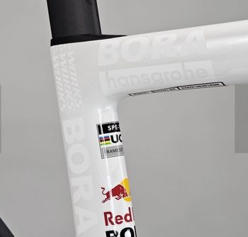 Used Specialized S-Works Tarmac SL8 LTD: Red Bull - BORA - hansgrohe Edition 2025 Frameset 2025 Road & Gravel, White — image 3 of 4