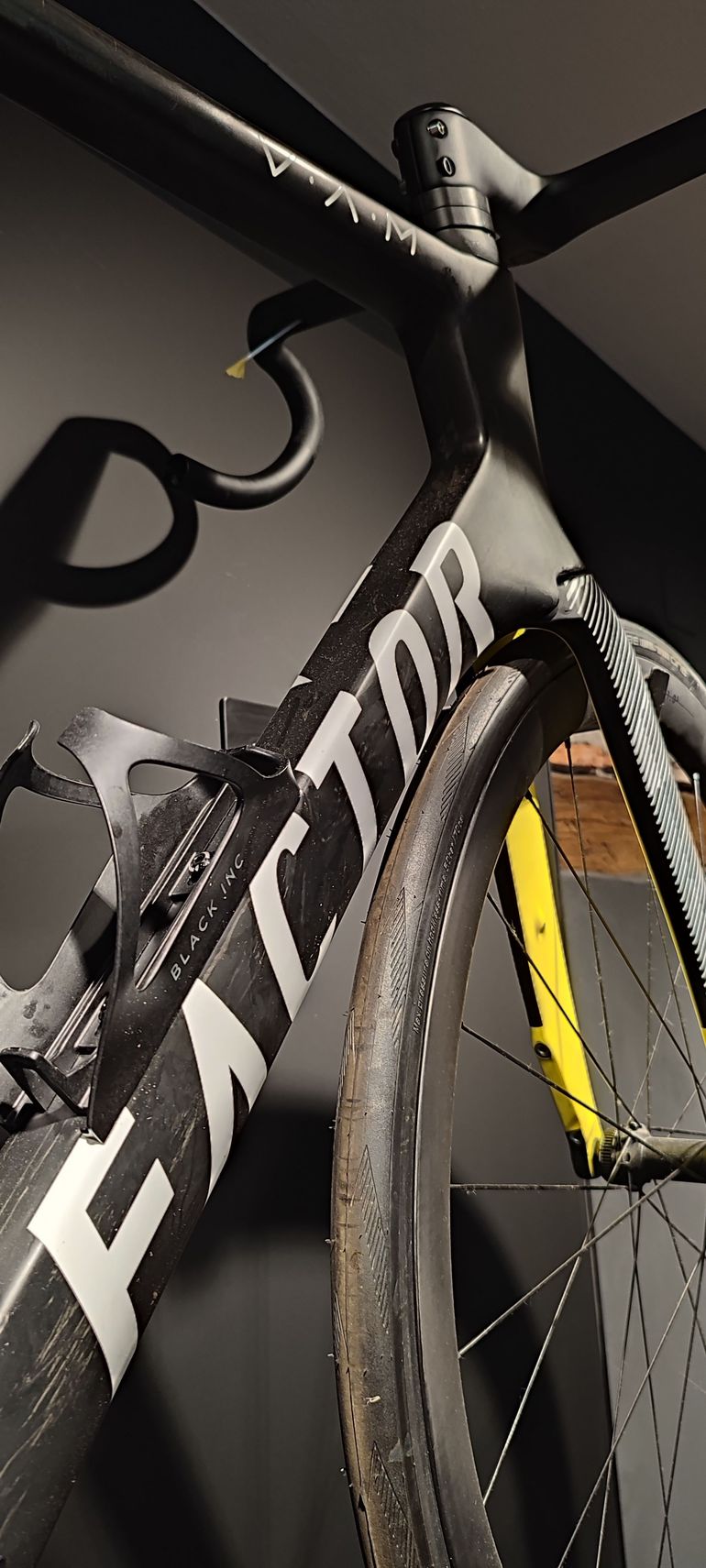 Used Factor FACTOR OSTRO VAM GEOMETRIC KIT FRAME Frameset 2024 Road & Gravel, Black — image 2 of 4