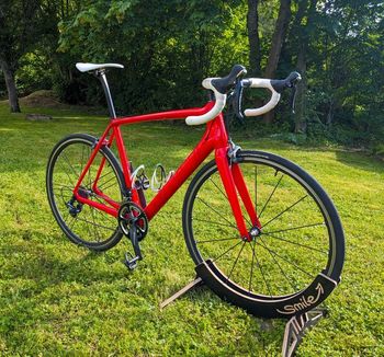 Used Specialized Tarmac Expert SL5 2016 Road & Gravel, Red — image 4 of 6
