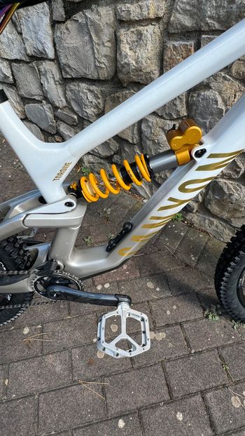 Canyon Torque CF CLLCTV FW 2024 2024 Mountainbike usato, Bianco — immagine 6 di 6