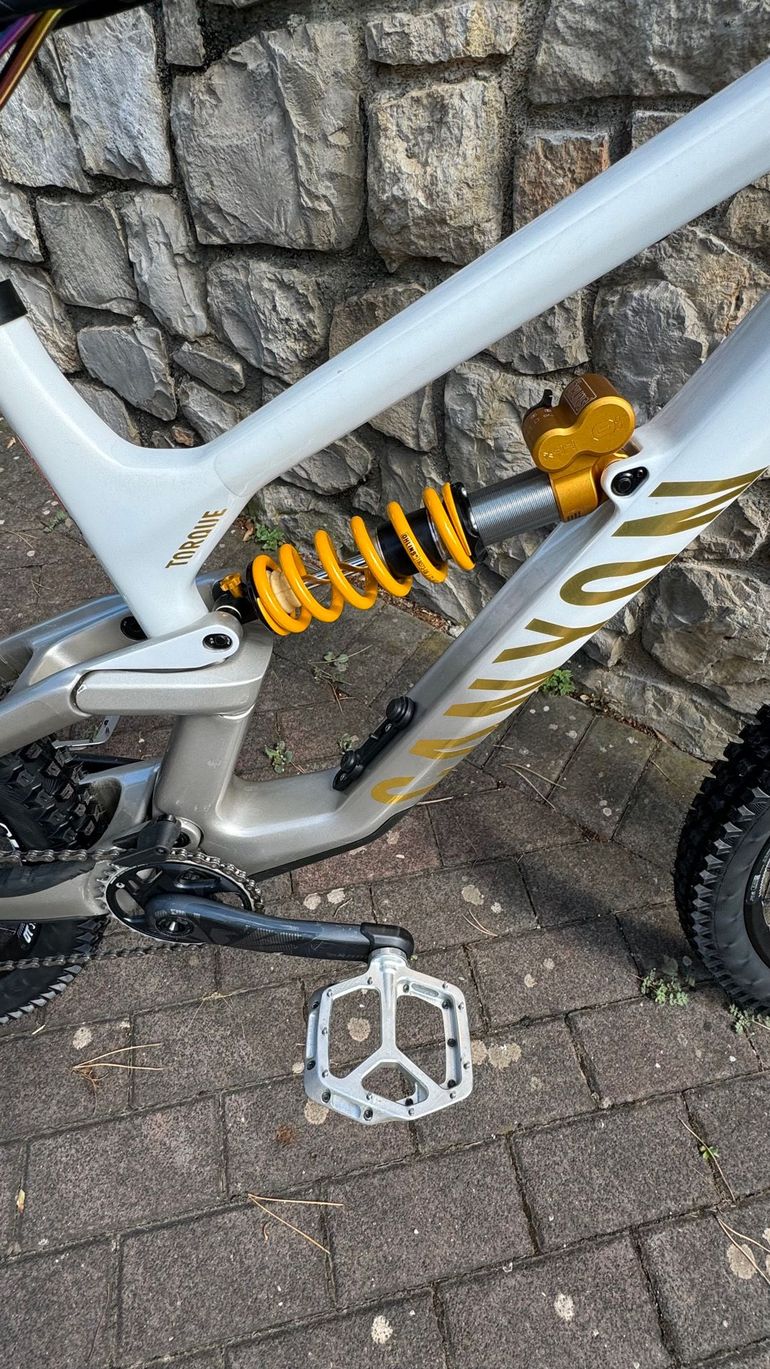 Canyon Torque CF CLLCTV FW 2024 2024 Mountainbike usato, Bianco — immagine 6 di 6