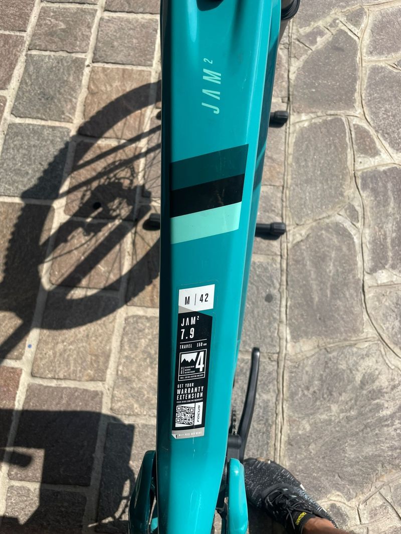 Focus Jam Shimano Deore XT 2024 Mountainbike usato, Blu — immagine 11 di 20