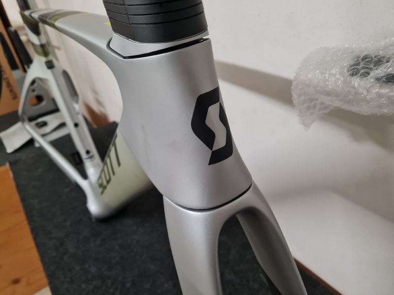 Used Scott Foil RC Pro 2024 Frameset 2024 Road & Gravel, Light Gray — image 11 of 15