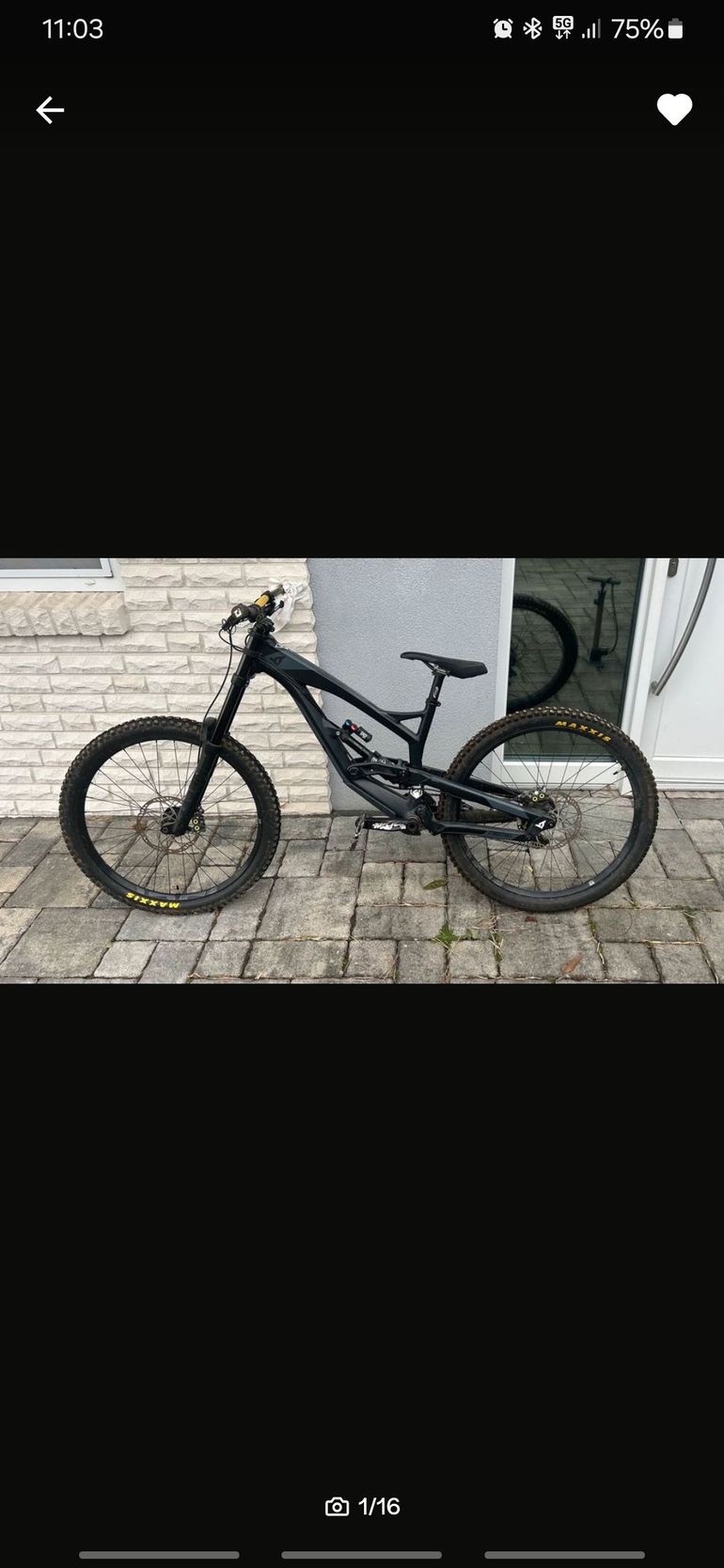 Used YT Industries Tues SRAM GX DH 2018 Mountainbike, Black — image 1 of 8