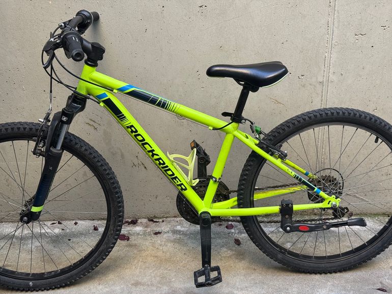 Giallo Fluo Rockrider 500 Usata Mtb Rockrider St Bicicletta