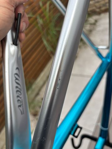 Used Wilier Zero SLR Frameset 2022 Road & Gravel, Blue — image 9 of 10