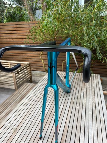 Used Wilier Zero SLR Frameset 2022 Road & Gravel, Blue — image 2 of 10