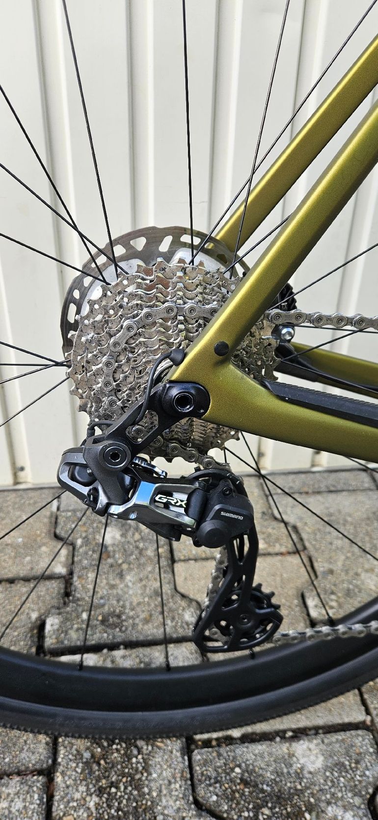 Gebrauchtes Rose BACKROAD GRX RX810 Di2 2022 2022 Road & Gravel, Grün — Bild 3 von 12