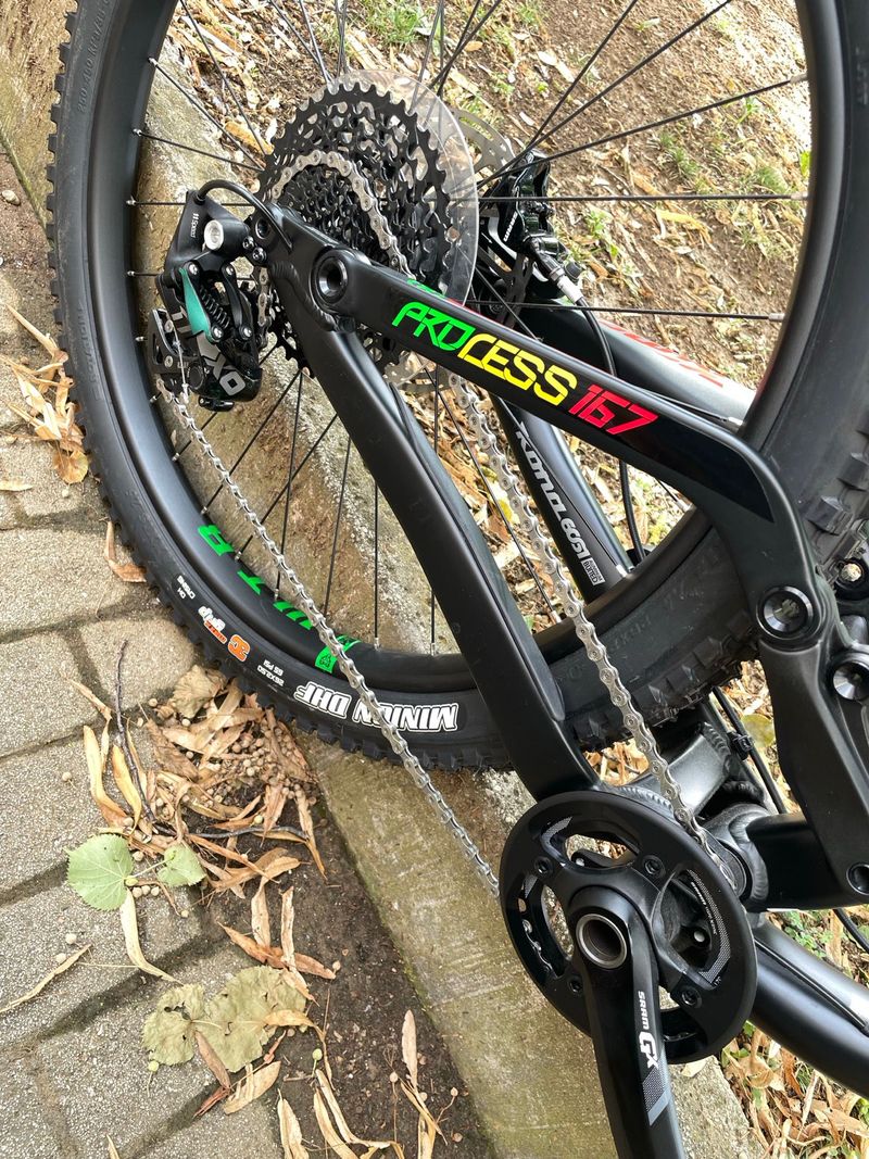 Used Kona Process 167 SRAM X01 2018 Mountainbike, Black — image 3 of 4
