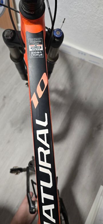 Gebrauchtes Megamo Natural 10 2016 Mountainbike, Orange — Bild 5 von 5