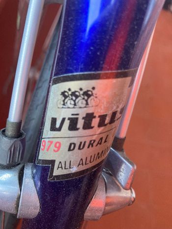 Used Vitus 979 Dural 1990 Road & Gravel, Blue — image 3 of 3