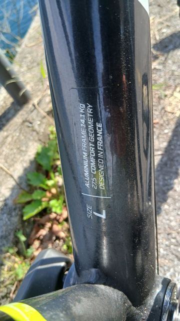 Used DECATHLON Rockrider 2021 Mountainbike, Black — image 4 of 9