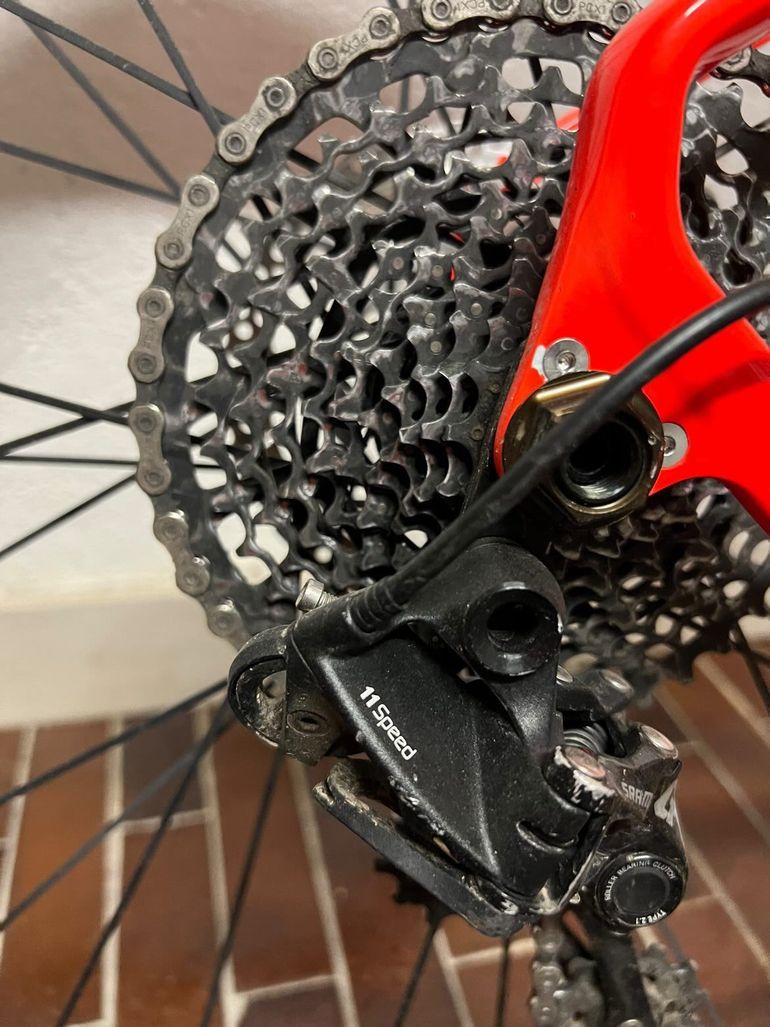 Used Lee Cougan Lee Cougan Front 2022 Mountainbike, Red, 27.5 (650B) — image 3 of 6