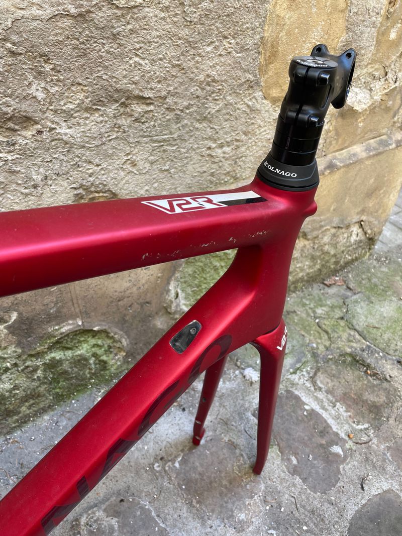 Used Colnago V2-R Disc Frameset 2018 Road & Gravel, Red — image 2 of 4