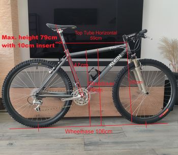 Used Klein Pulse 1995, 20", Pudget Morning, Full XTR, Syncros Special, Stunning Collectors Item! 1995 Mountainbike, Light Gray, 26 — image 3 of 76