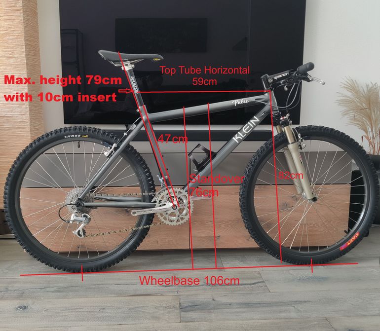 Used Klein Pulse 1995, 20", Pudget Morning, Full XTR, Syncros Special, Stunning Collectors Item! 1995 Mountainbike, Light Gray, 26 — image 3 of 76