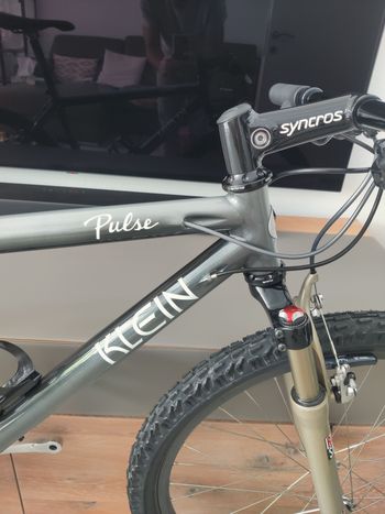 Used Klein Pulse 1995, 20", Pudget Morning, Full XTR, Syncros Special, Stunning Collectors Item! 1995 Mountainbike, Light Gray, 26 — image 5 of 76