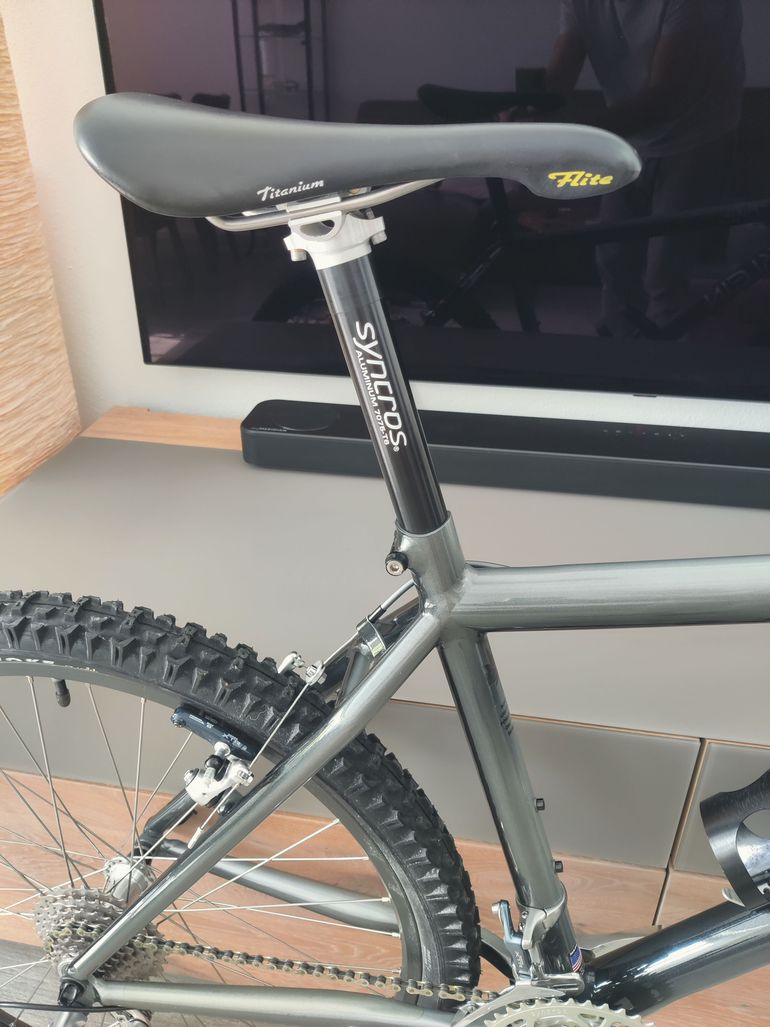 Used Klein Pulse 1995, 20", Pudget Morning, Full XTR, Syncros Special, Stunning Collectors Item! 1995 Mountainbike, Light Gray, 26 — image 17 of 76