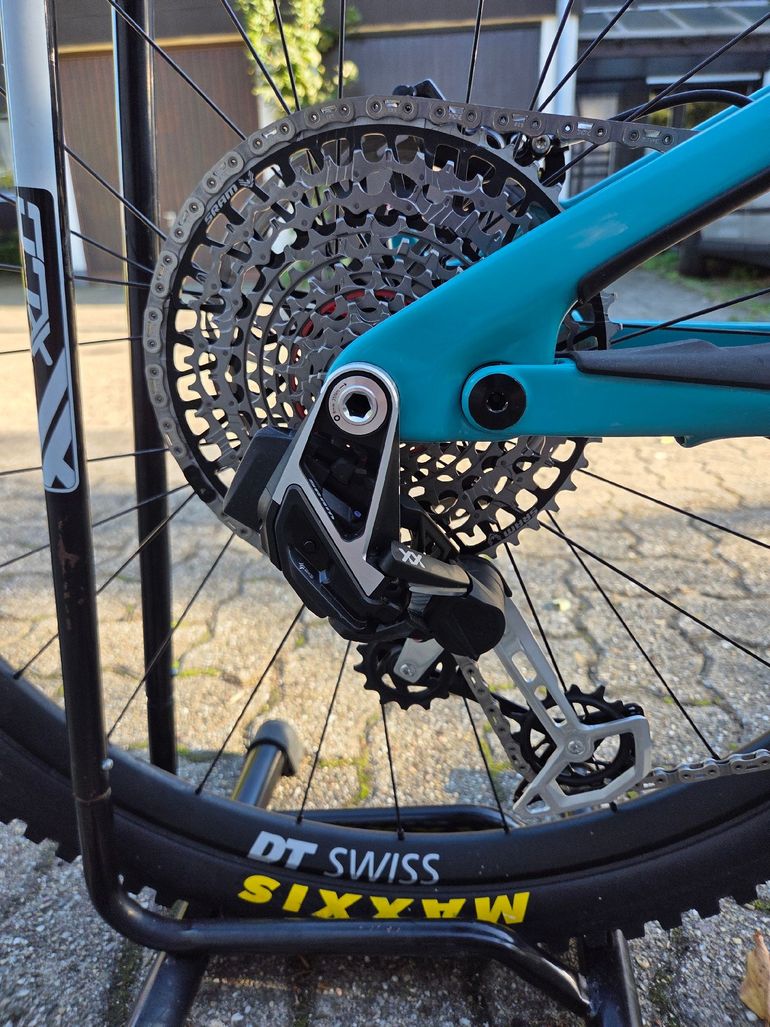 Used Yeti 160e Sram Eagle Transmission XX 2022 Mountainbike, Blue — image 4 of 10