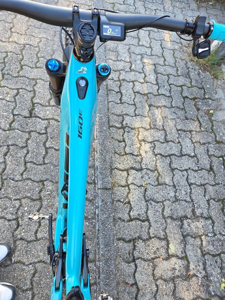Used Yeti 160e Sram Eagle Transmission XX 2022 Mountainbike, Blue — image 7 of 10